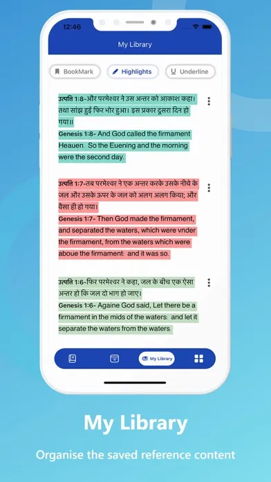 Hindi English (Pavitra) Bible Screenshots
