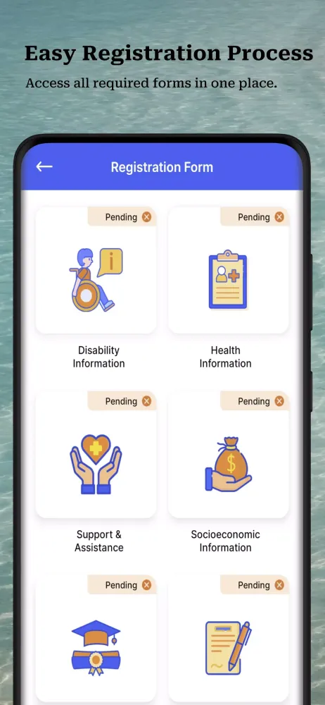 Screenshot di National Disability Register
