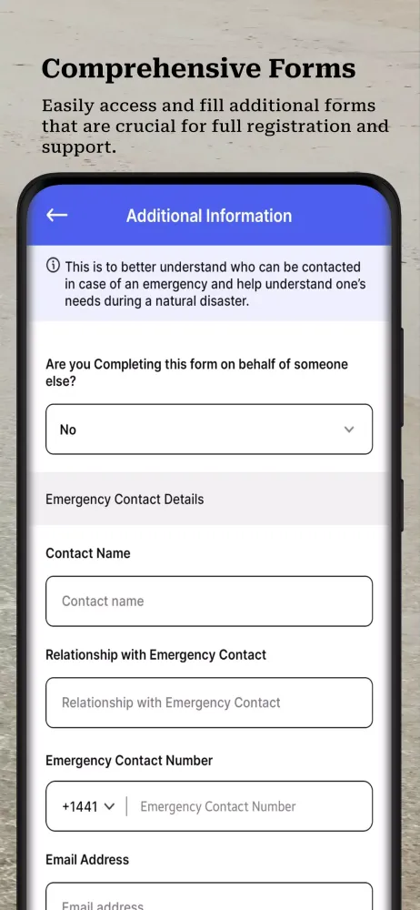 Screenshot di National Disability Register