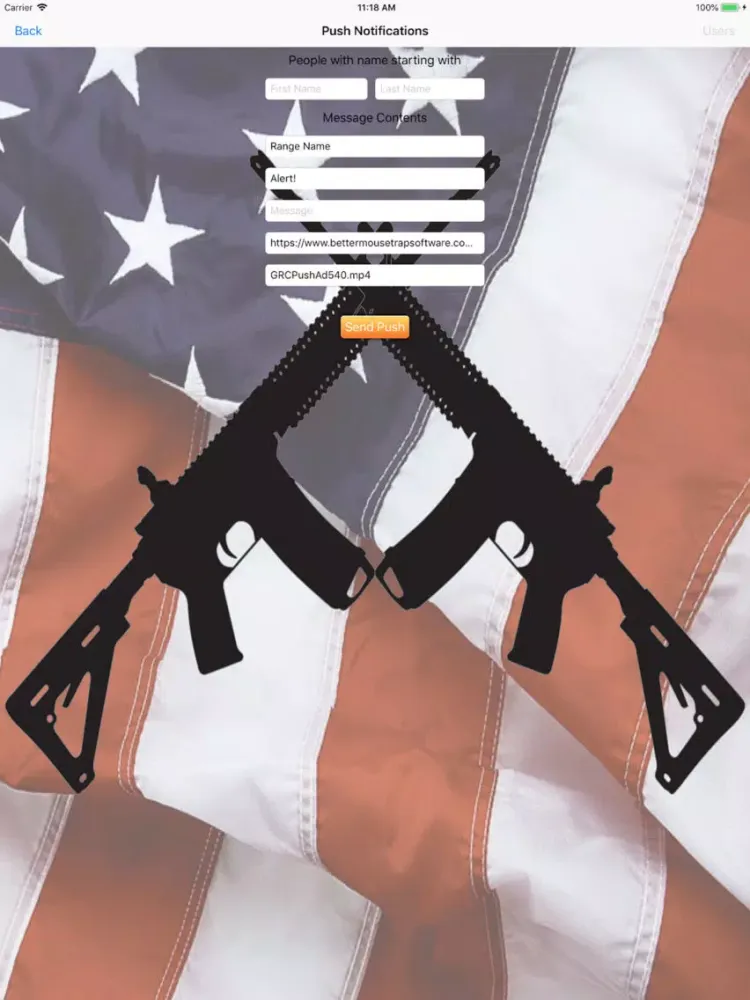 Screenshot di Gun Range Administrator iPad 