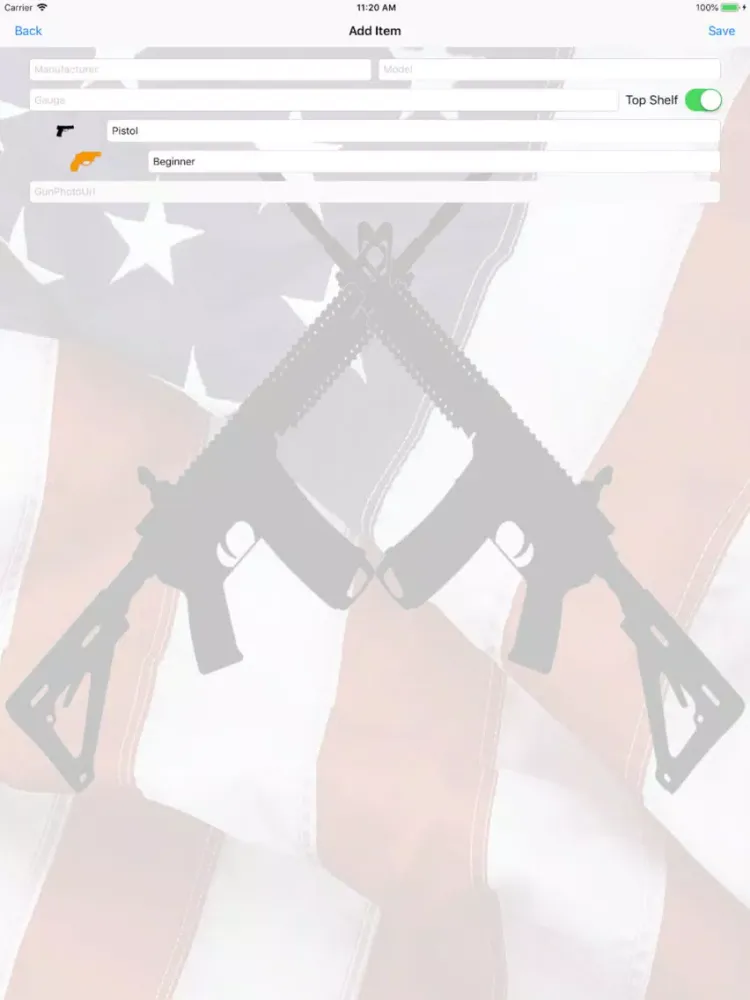 Screenshot di Gun Range Administrator iPad 