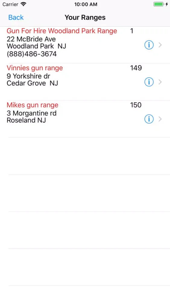 Screenshot di Gun Range Administrator