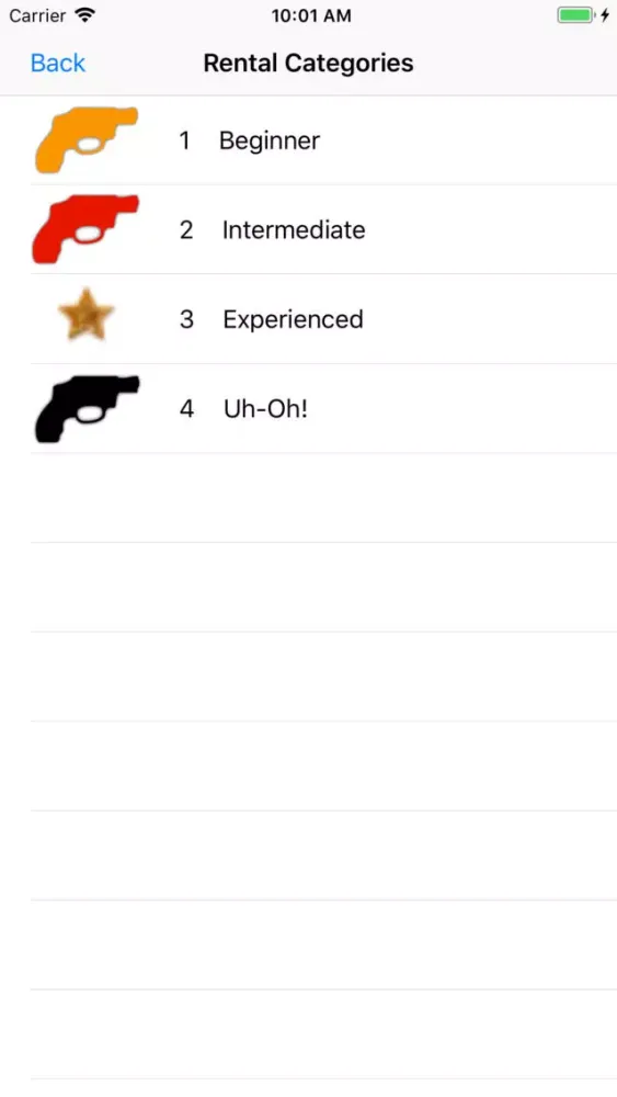 Screenshot di Gun Range Administrator