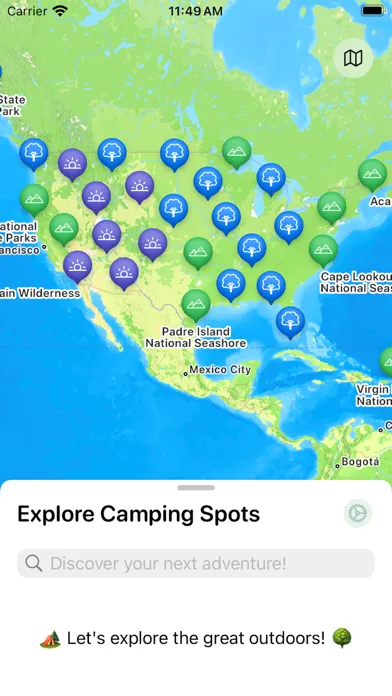 Pines: Tent & RV Camping Guide應用截圖