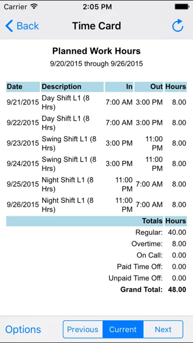 Captures d'écran de Snap Schedule