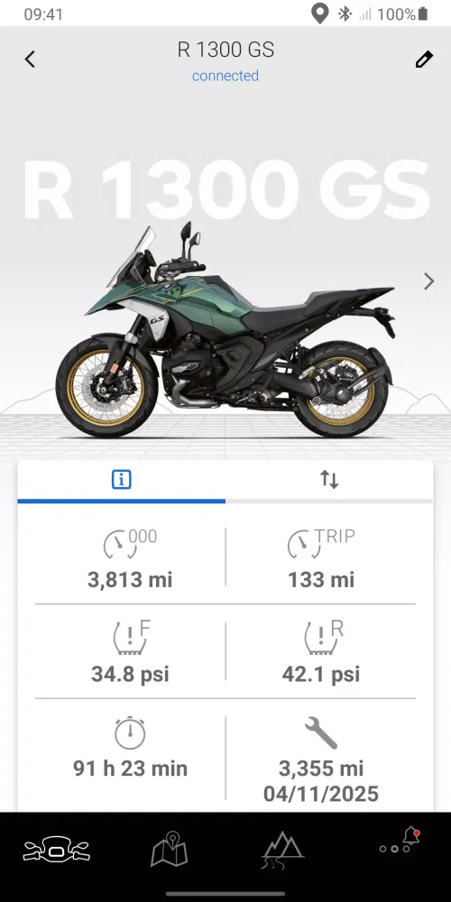 BMW Motorrad Connected Screenshots