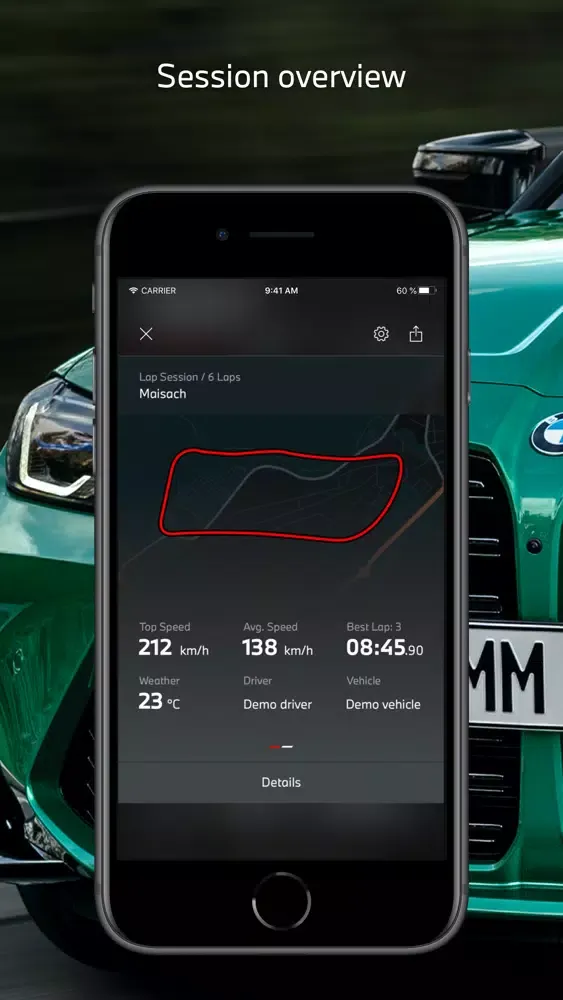 Capturas de pantalla de The BMW M Laptimer