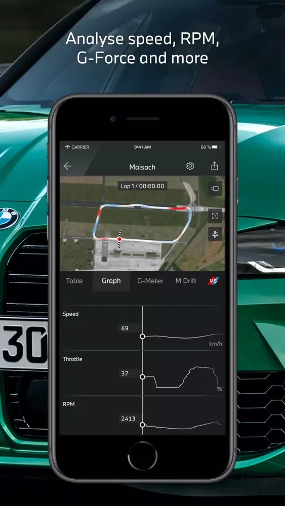 Capturas de pantalla de The BMW M Laptimer