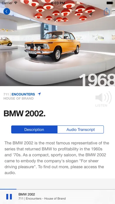 BMW Museum سکرین شاٹس