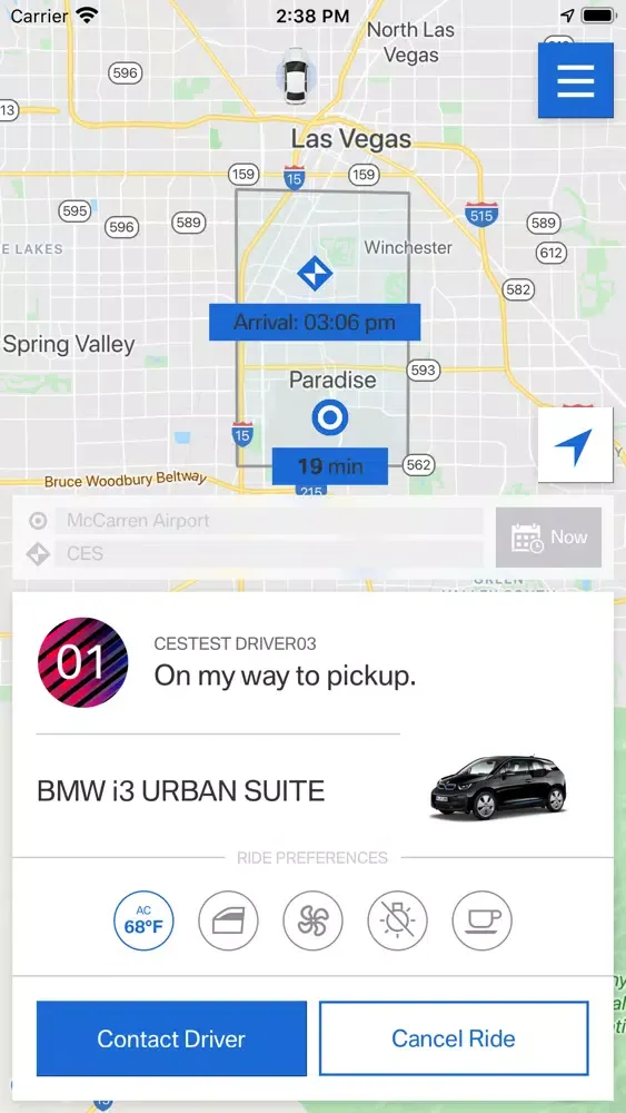 Captures d'écran de BMW@CES