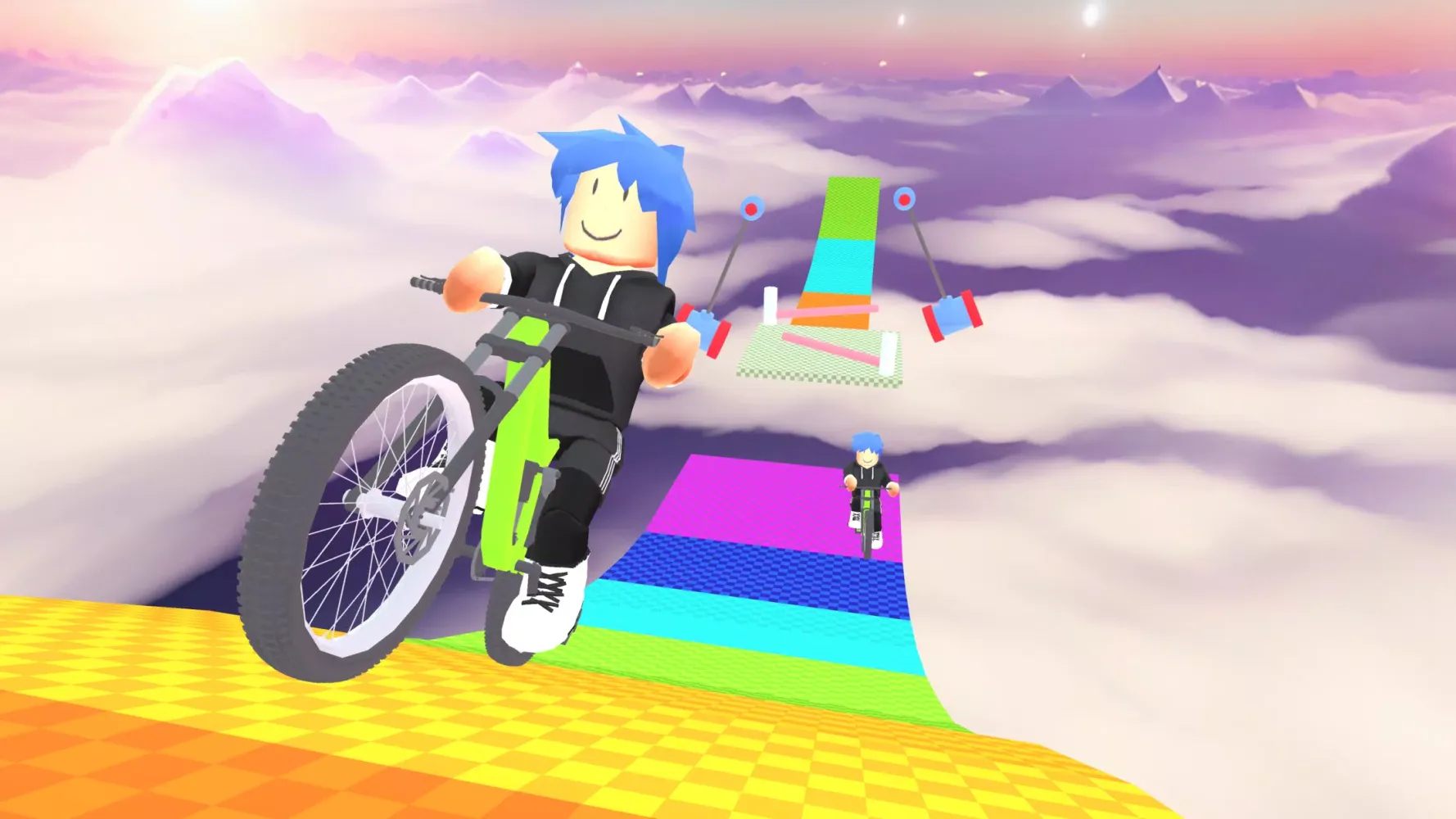 Obby BMX: Bike Challenge Ekran Görüntüleri