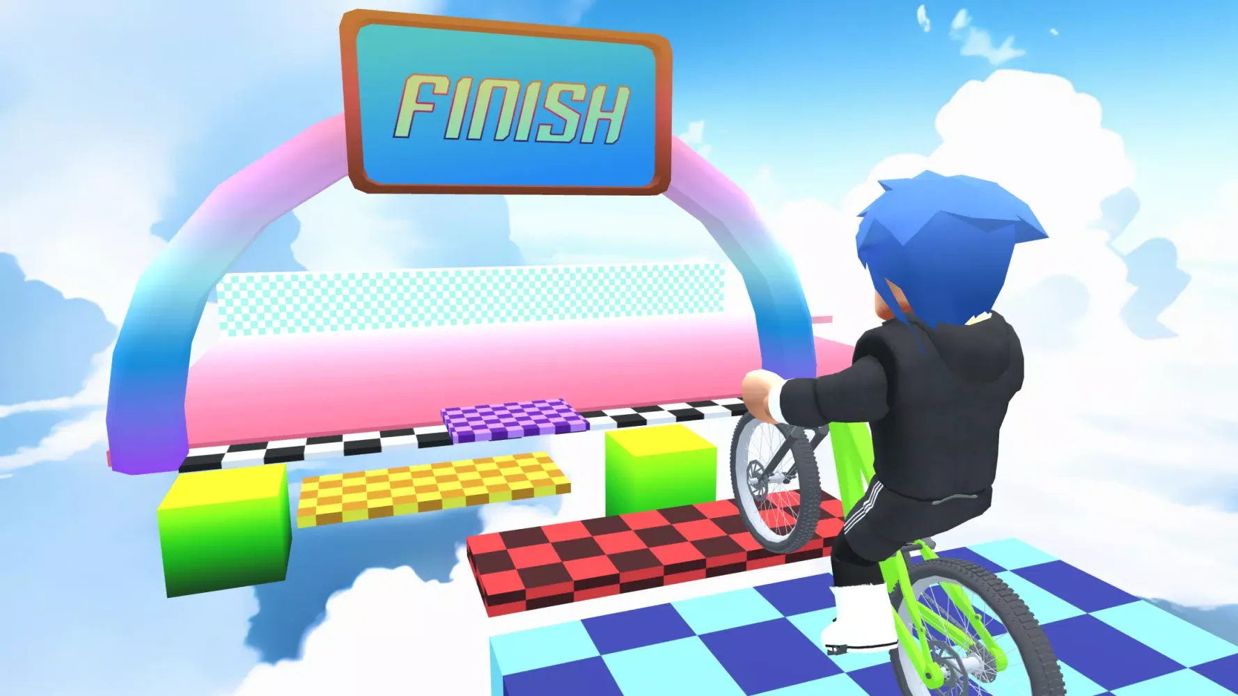 Obby BMX: Bike Challenge Ekran Görüntüleri
