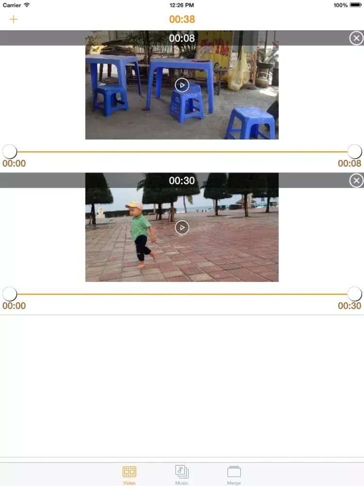 InstaVideo Plus - Splice, Merge Video with Audio for Instagram,Multi-Cloud Stored iPad  স্ক্রিনশট