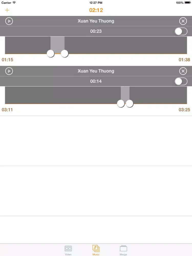 InstaVideo Plus - Splice, Merge Video with Audio for Instagram,Multi-Cloud Stored iPad  স্ক্রিনশট