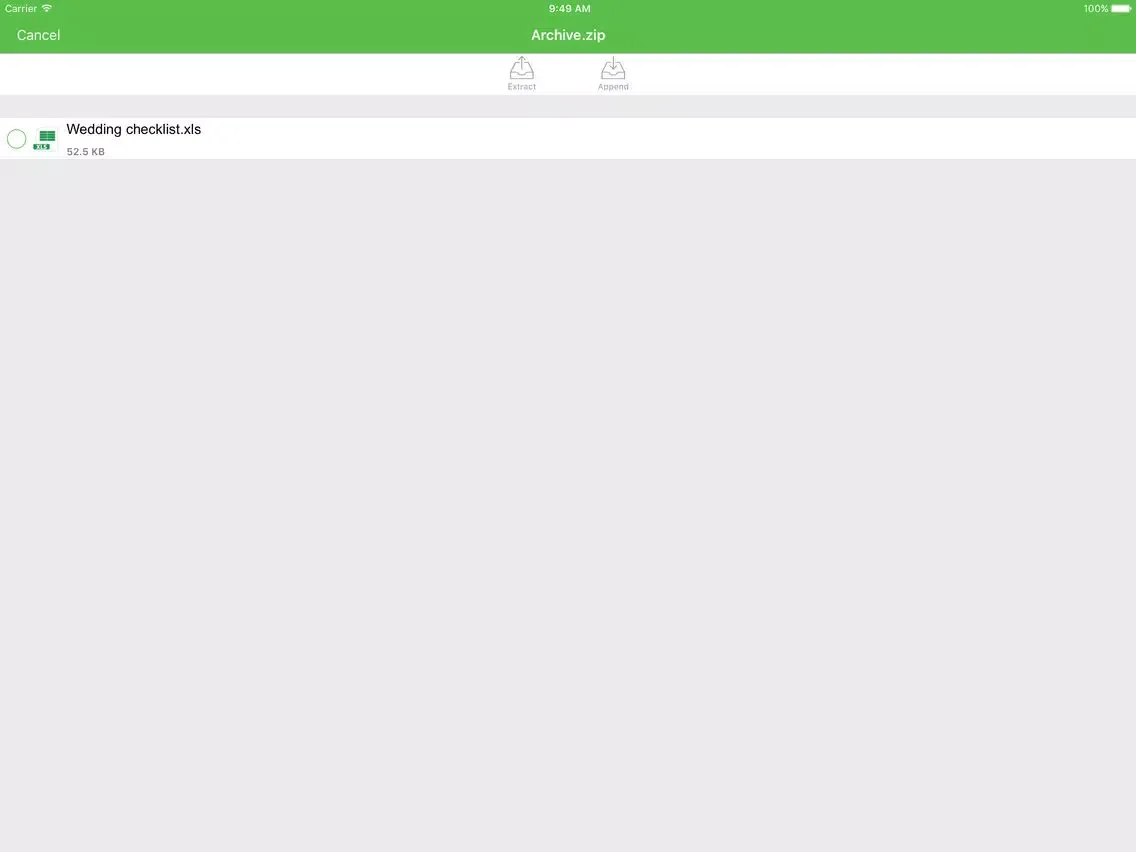 Tangkapan layar iToolFiles Free - Unrar Files Unzip Zip managers iPad 