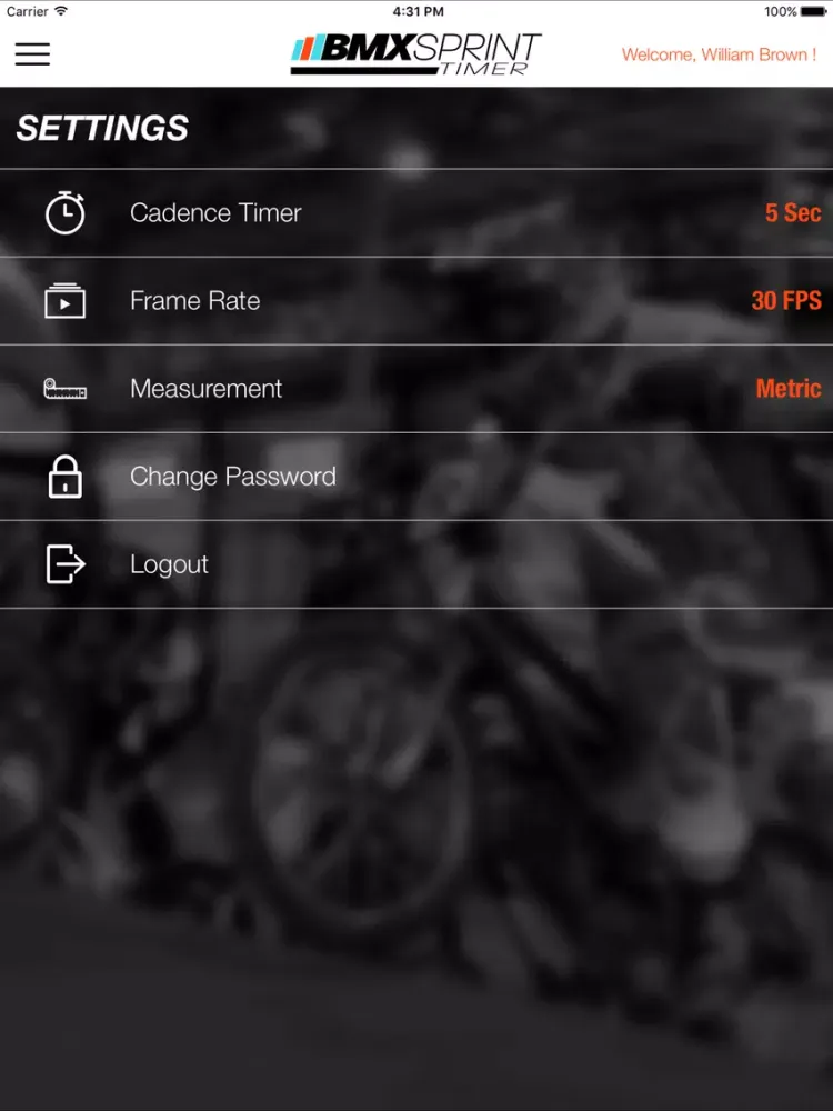 BMX Sprint Timer iPad 應用截圖