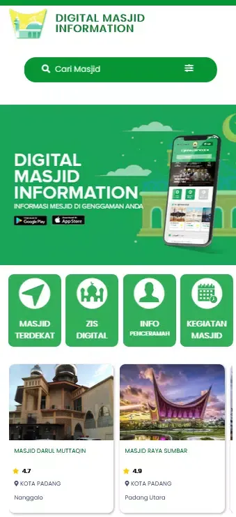 Ảnh chụp màn hình của Nagari Digital Masjid