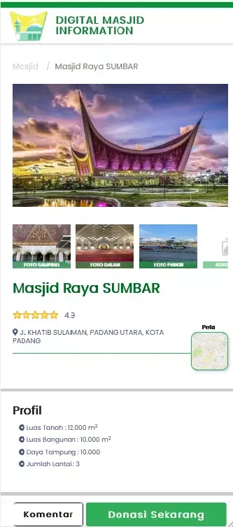 Ảnh chụp màn hình của Nagari Digital Masjid