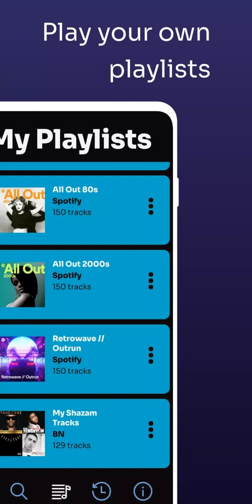 Spotify Showdown سکرین شاٹس