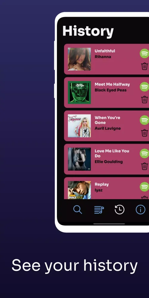Spotify Showdown سکرین شاٹس