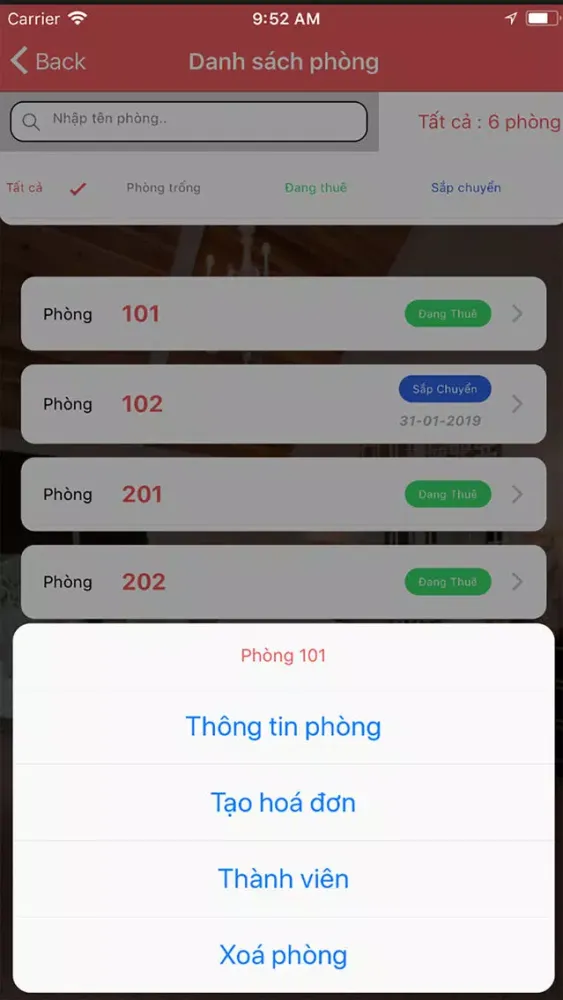 Скриншоты Quản Lý Phòng Trọ