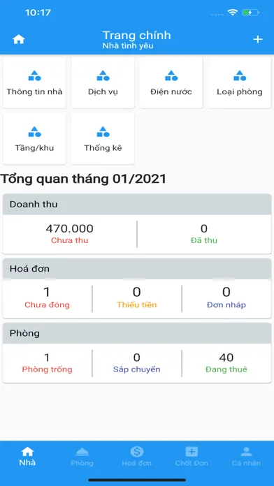 Capturas de pantalla de Quản lý nhà trọ - smart motel
