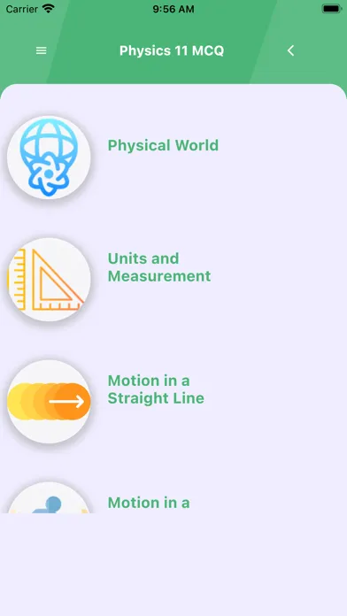 Class 11 Physics Notes & MCQs স্ক্রিনশট