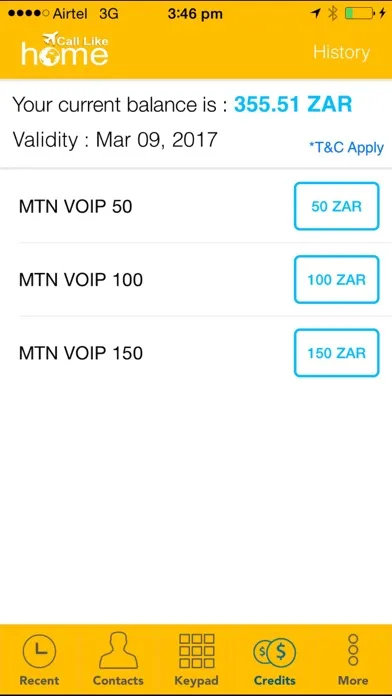MTN Call Like Home स्क्रीनशॉट