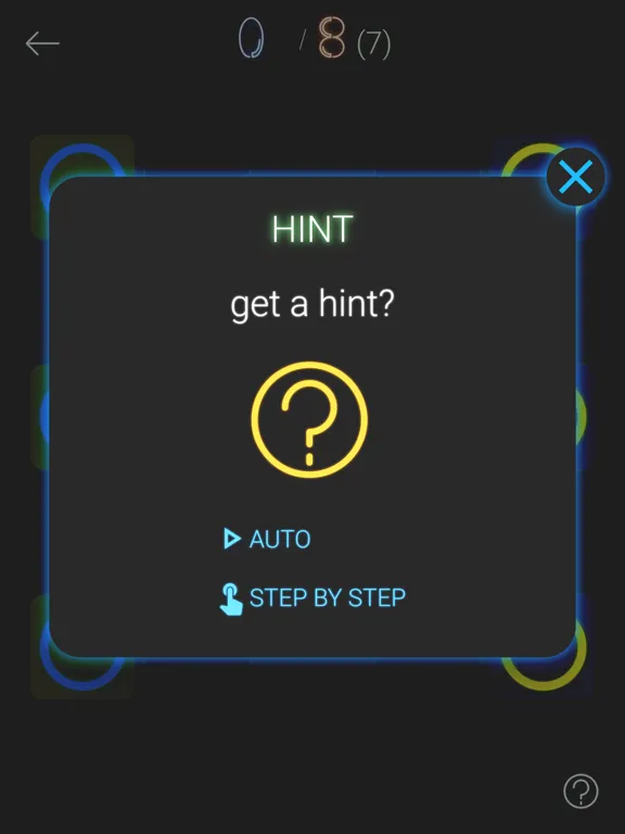 Neon Tags - math puzzle game iPad  스크린샷