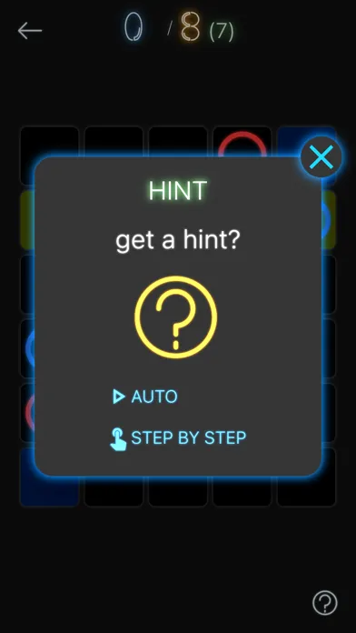 Neon Tags - math puzzle game 스크린샷