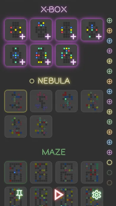 Neon Tags - math puzzle game 스크린샷