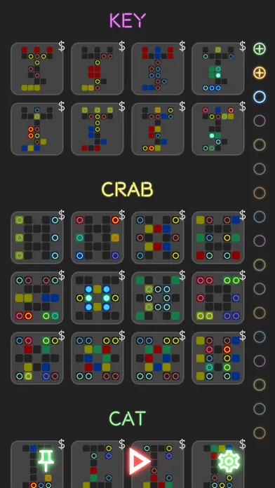 Neon Tags - math puzzle game 스크린샷