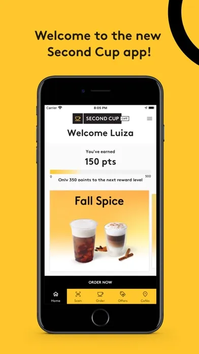 Second Cup Café स्क्रीनशॉट