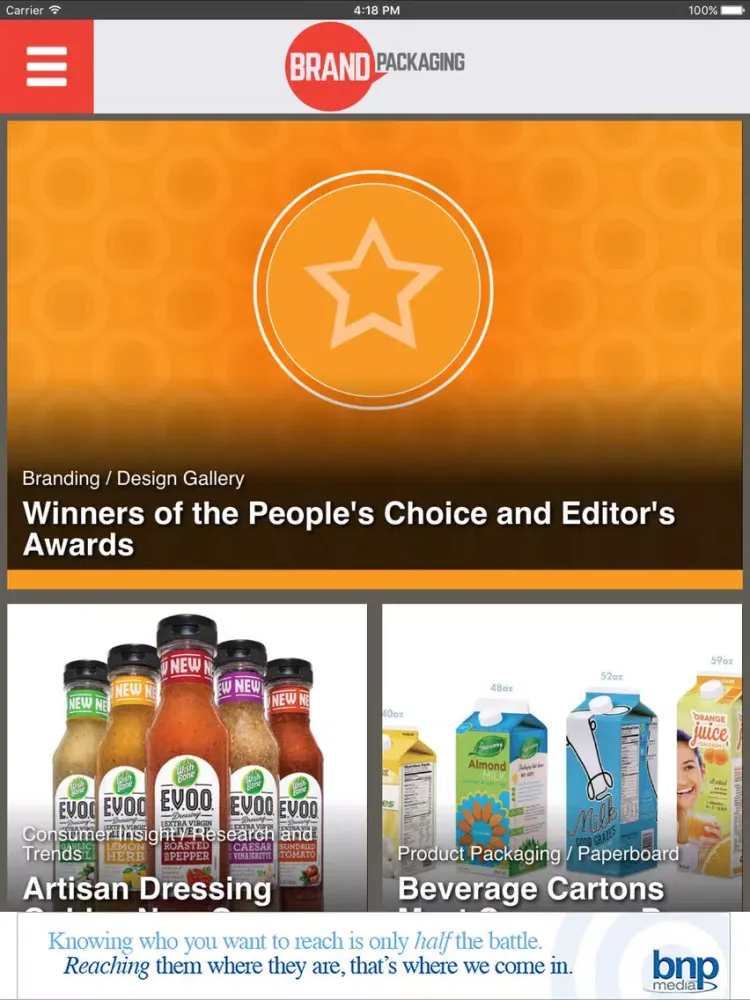 Capturas de pantalla de BRAND PACKAGING iPad 