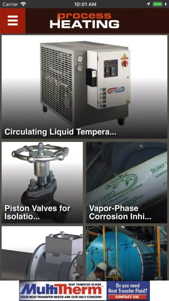 Process Heating Magazine Screenshots