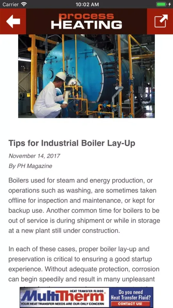 Process Heating Magazine Screenshots