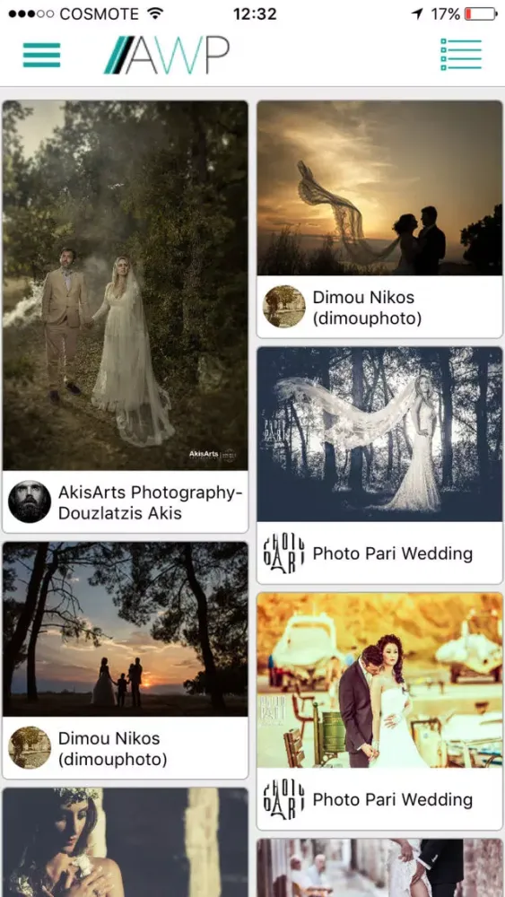 AWP - Awarded Wedding Photographers應用截圖