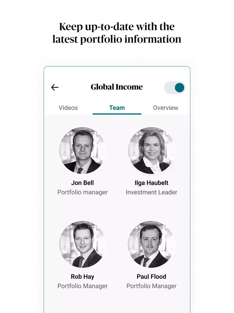 Tangkapan layar Inside the Fund Manager’s Head iPad 