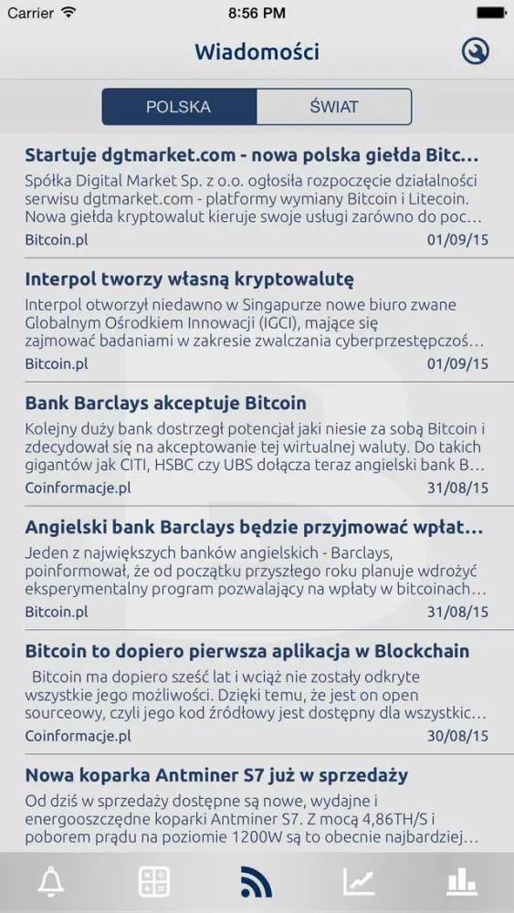 infoBTC Screenshots