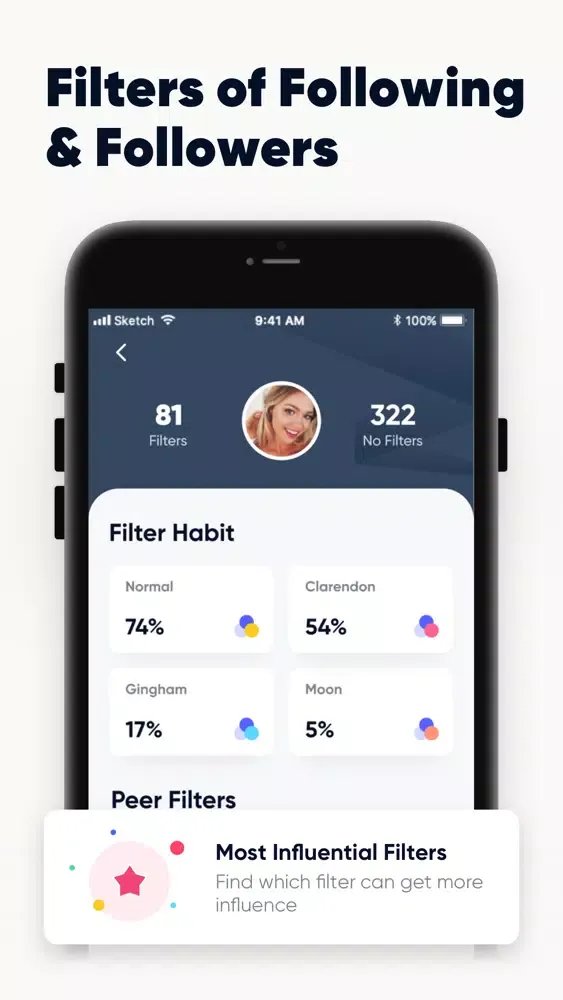 Filter Analyzer for IG স্ক্রিনশট