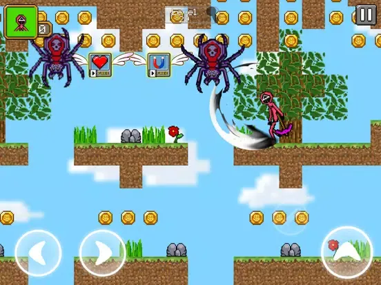 RedStickman Multicraft Parkour iPad  سکرین شاٹس