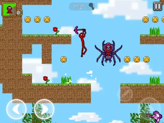 RedStickman Multicraft Parkour iPad  سکرین شاٹس