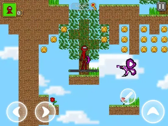 RedStickman Multicraft Parkour iPad  سکرین شاٹس