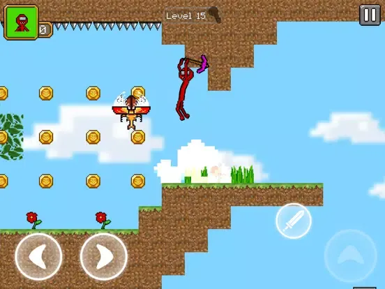 RedStickman Multicraft Parkour iPad  سکرین شاٹس