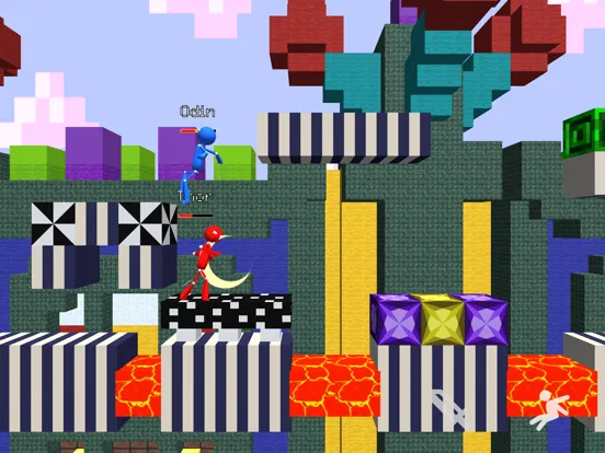 Tangkapan skrin Stickman Fight MultiCraft War iPad 
