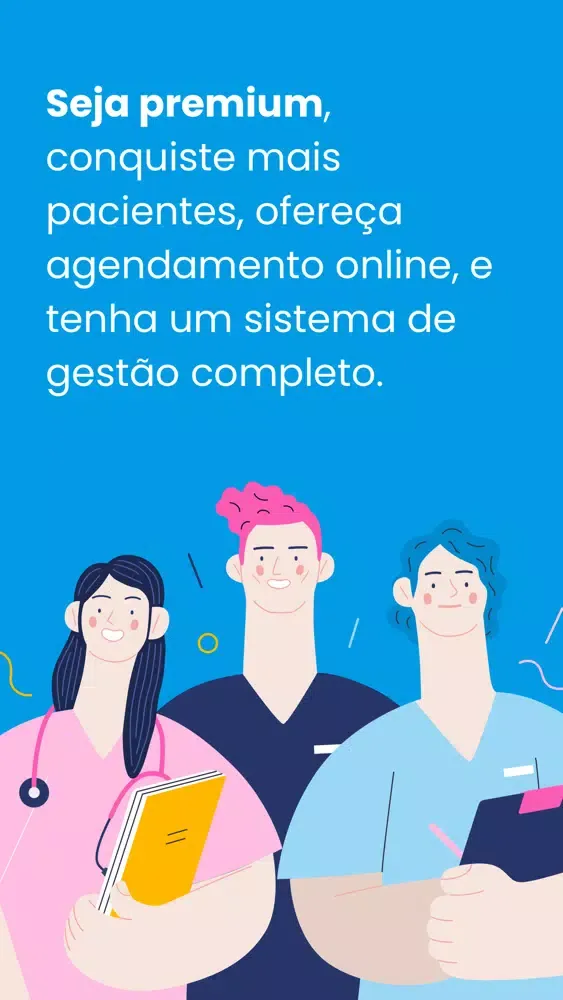 Tangkapan skrin BoaConsulta para Médicos