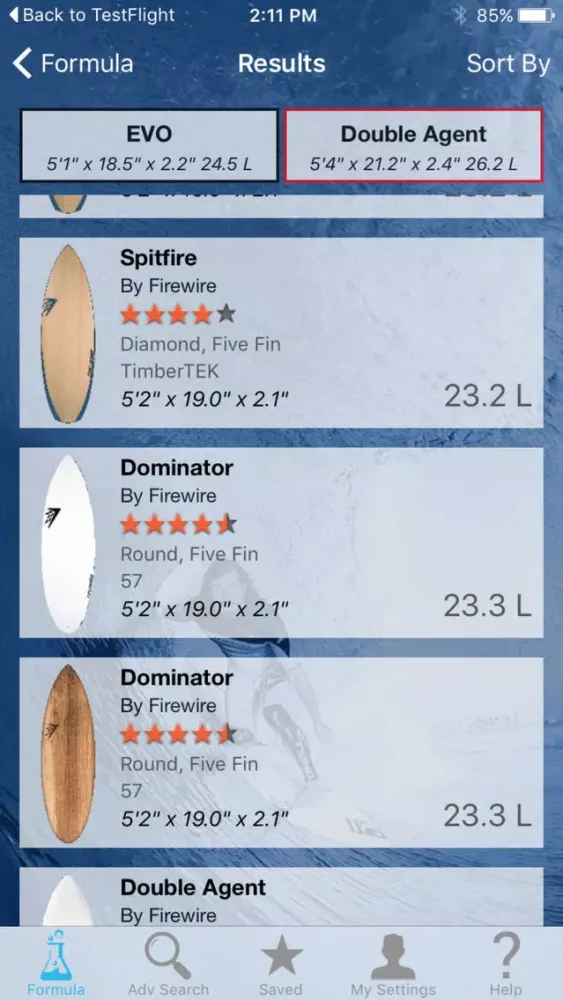 Firewire Surfboards Screenshots