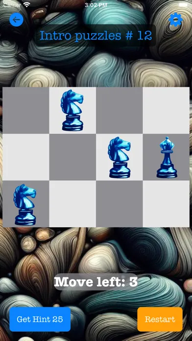 Ảnh chụp màn hình của Red Knight's Chess Puzzles