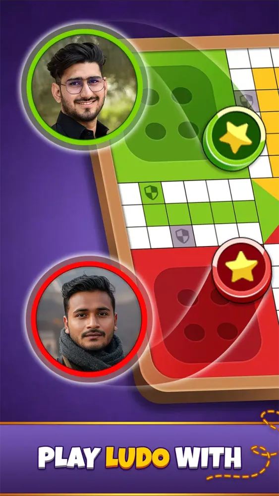 Tangkapan skrin Ludo Game(लूडो) : Online Ludo