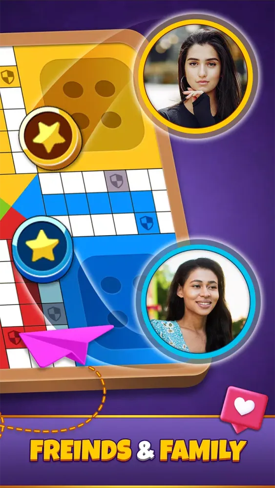Tangkapan skrin Ludo Game(लूडो) : Online Ludo
